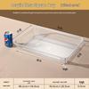 Plateau Rectangulaire Commercial en Acrylique pour Présentation Alimentaire