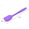 21cm Silicone Cream Baking Scraper Non Stick Butter Spatula Cutter Chocolate Smoother Heat Resistant Kitchen Pastry Tools Stir