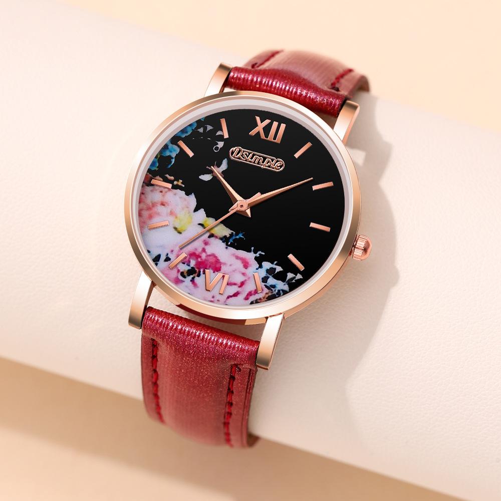 

Модний жіночий годинник Елегантний темперамент Жіночий годинник Шкіряний кварцовий годинник Модний жіночий студентський годинник жіночий годинник білий