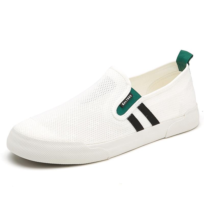New Summer Men's Shoes Comfortable Fashionable and Versatile Trendy Casual Men's Cloth Shoes Mesh Breathable Shoes