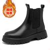 Fashion Autumn Men Japan Karajuku Korean Style Fashion High Top Streetwear Thick Platform Boots Casual Leather Shoes Male Lace Up Shoes
