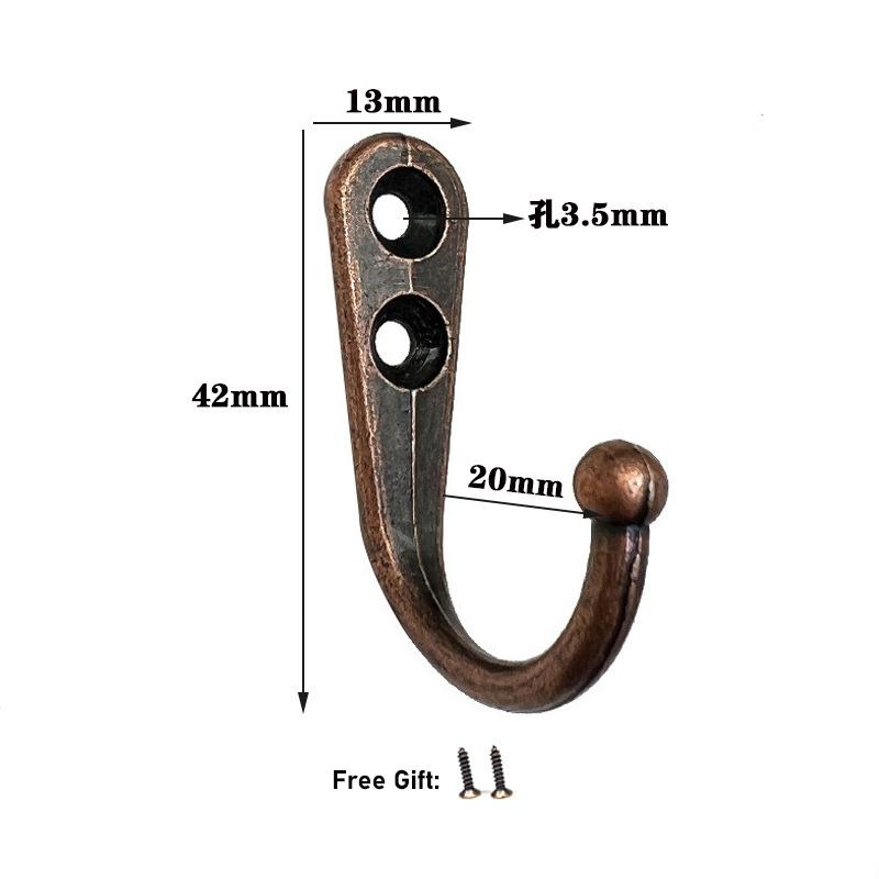 30/1set Haken aus Legierung mit Schrauben zur Wandmontage, Kleiderbügel für Mäntel, Handtücher, Taschen, Mützen, Haken für Küche und Bad, Aufbewahrungsregalhalter