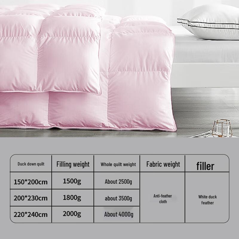 Ran Brand White Duck Feather Duvet