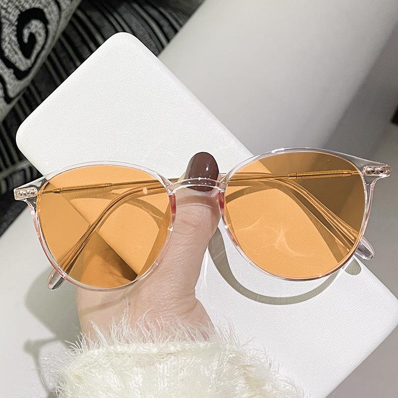 

Модные женские солнцезащитные очки с защитой от ультрафиолета, новые трендовые фотохромные очки унисекс для близорукости, женские очки в стиле ретро для близорукости с диоптриями