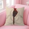 Movie Trror 28 Days Later Double-sided Printed pillow cover Short plush Suitable living rooms bedrooms sofas throw cushion cover