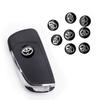 14mm Styling auta Logo Nálepky na dálkový klíč Odznak Emblém Příslušenství Pro Toyota Corolla Prius Auris CHR Land Cruiser Camry Avalon