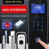 All-in-One Fingerprint Access Control System: Wireless Time Clock, Magnetic Lock, and Electric Bolt Lock