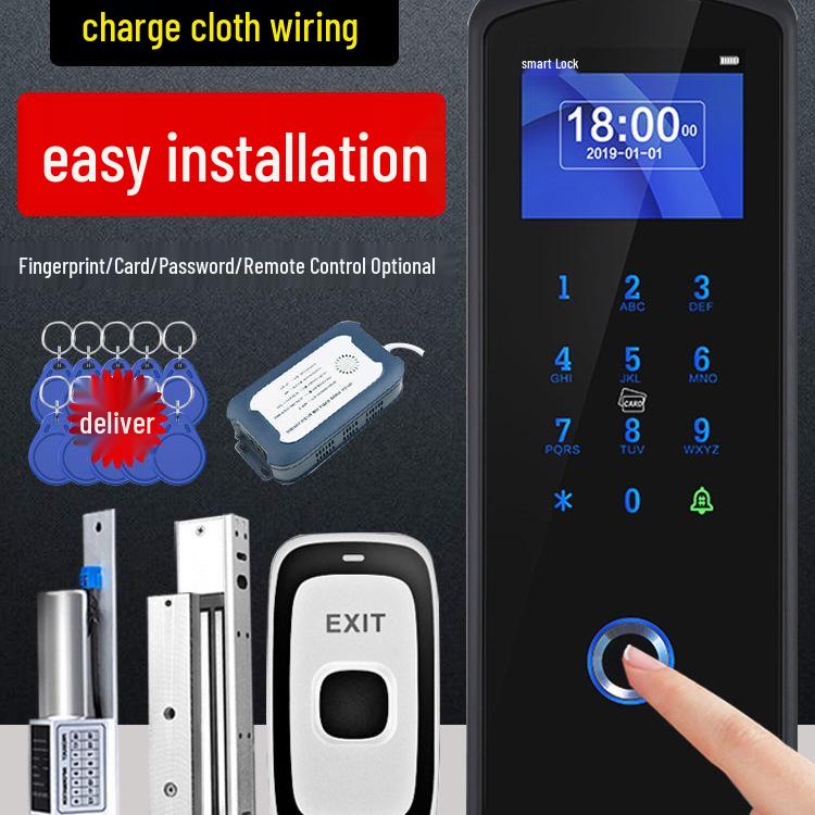 

All-in-One Fingerprint Access Control System: Wireless Time Clock, Magnetic Lock, and Electric Bolt Lock Installation Fee in Major Cities