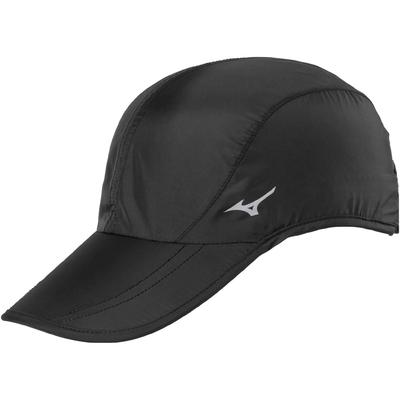 Mizuno J2MW8501 Schwarze Mittlere Laufkappe mit Reflektierender Rückseite für den Nachtgebrauch