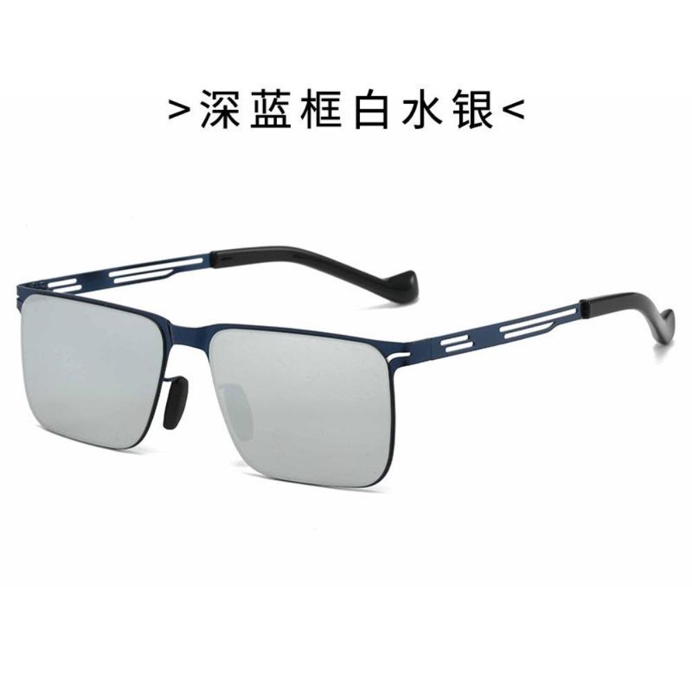 

Мужские фотохромные/блокирующие синий свет очки, солнцезащитные очки для вождения, солнцезащитные очки для путешествий/рыбалки на открытом воздухе, металлические поляризационные очки