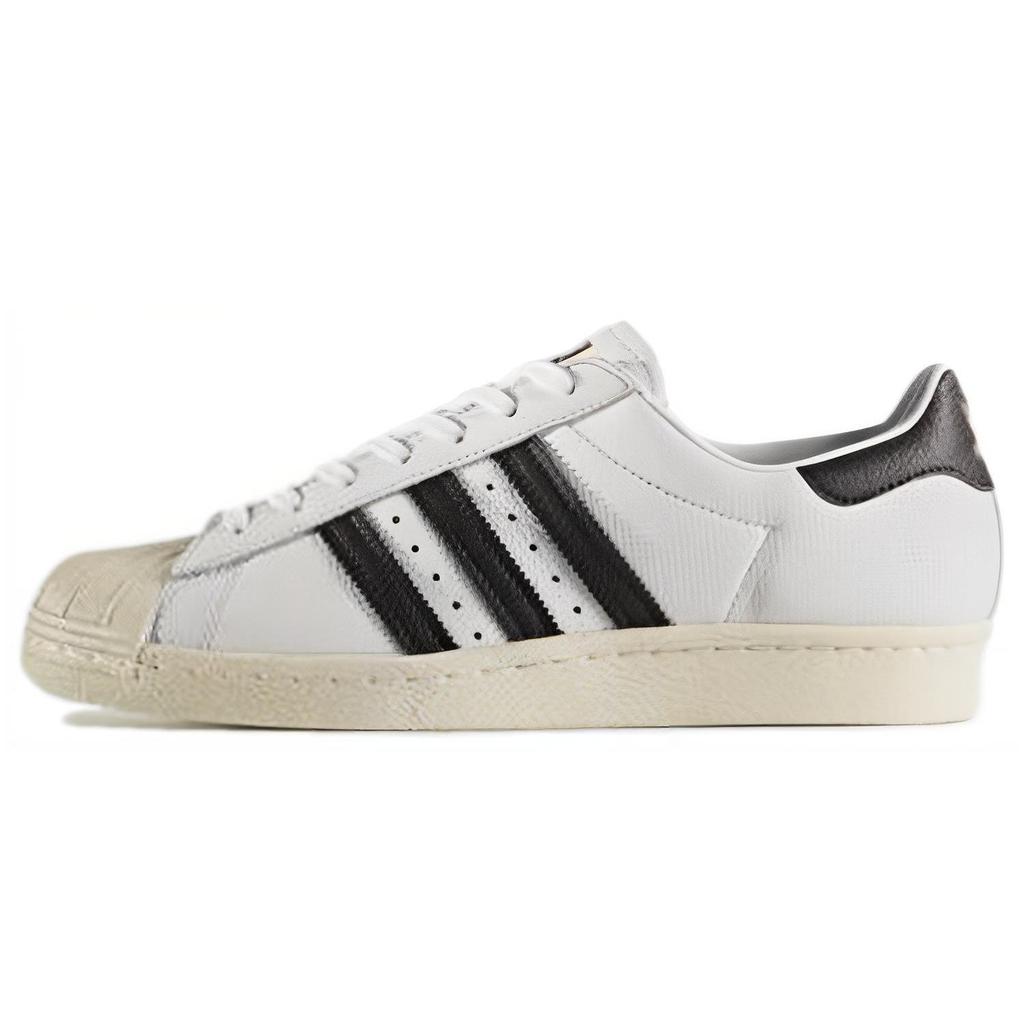 Adidas Originals Superstar 80s Low Top Sneakers Unisex Sneakers White Black BZ0144