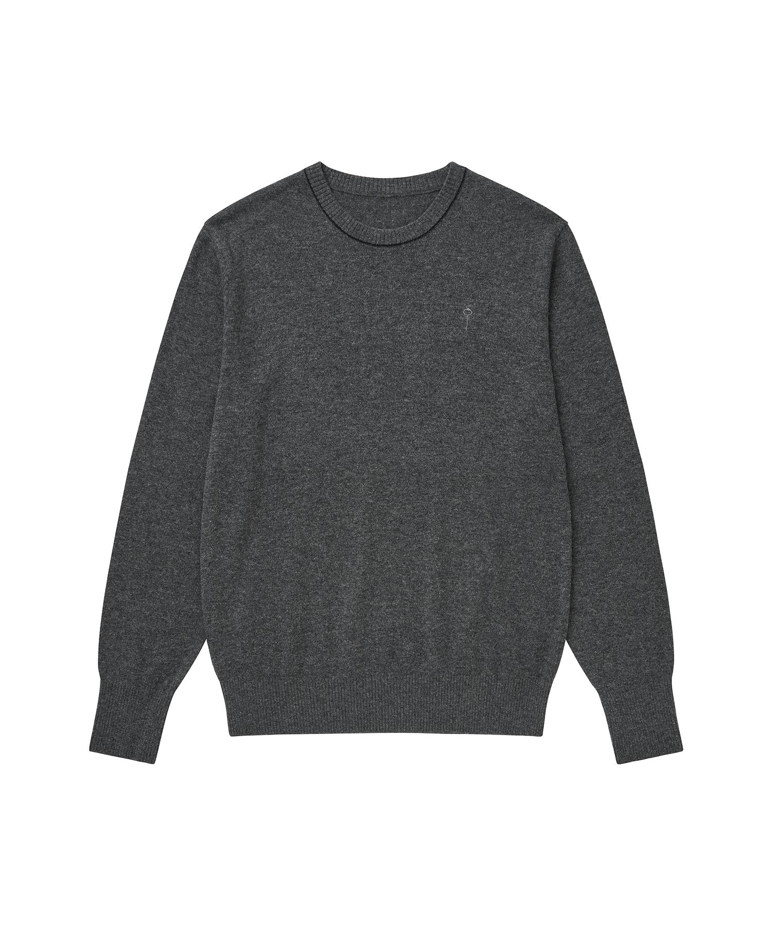 Soru Basic Crew Neck Knit_Gray S
