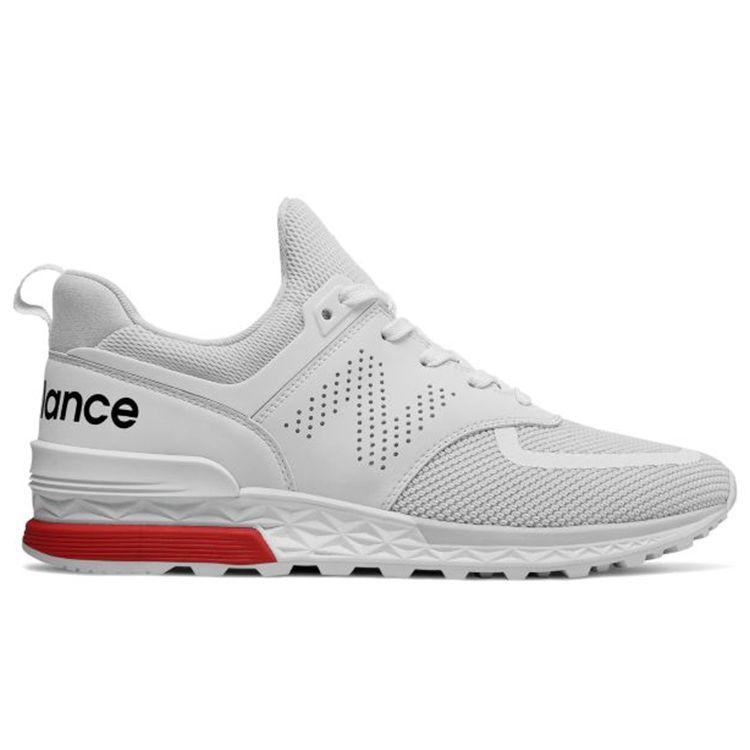 New Balance Nb 574 Sport Pohodlné Sportovní Nízké Lifestylové Boty Unisex Tenisky Bílé MS574PCW