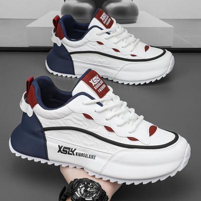 Neue Herren Freizeitsportschuhe dicke Sohle durch Leder erhöhen hohe Qualität rutschfest große Größe Walking Loafer Herrenschuhe