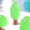 Cute Luminous Cartoon Small Tree Micro Landscape Gardening Ornament DIY Transparent Resin Accessory