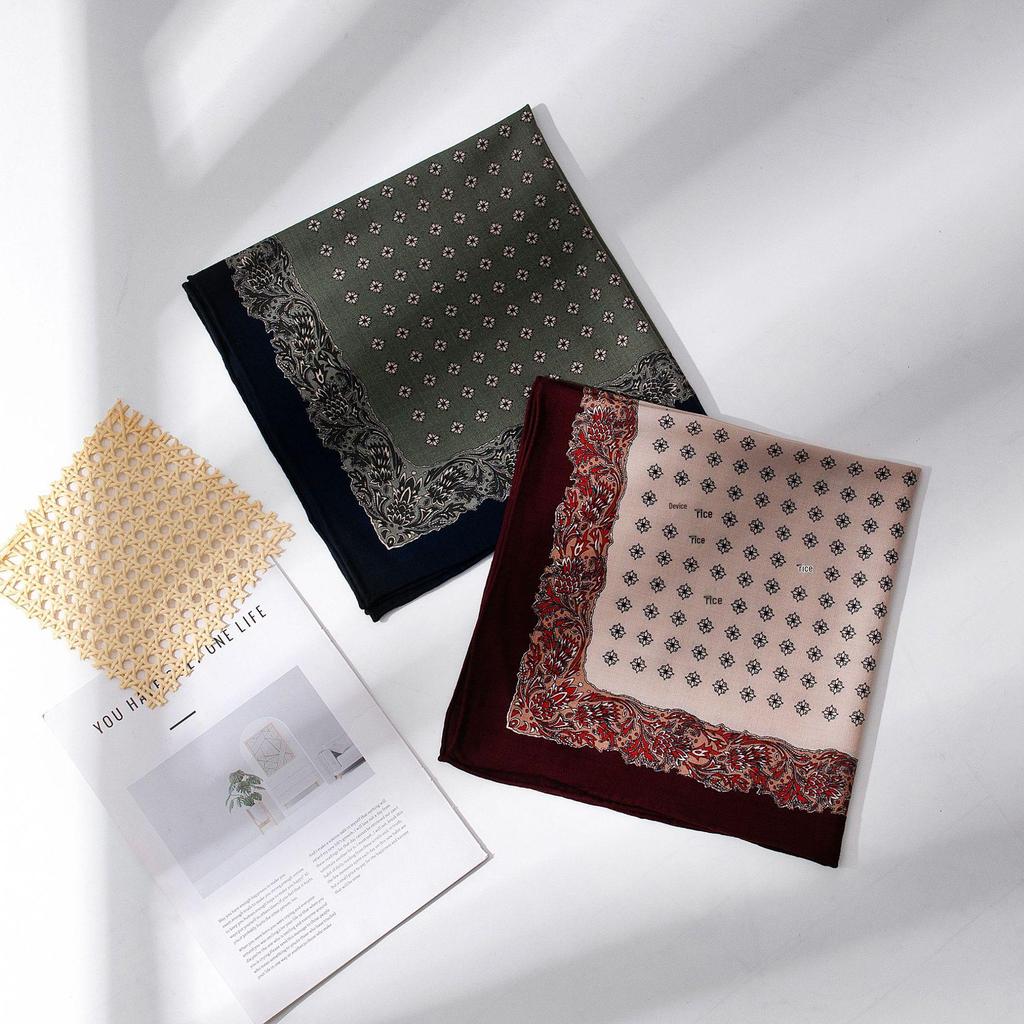 2025 Autumn Women's Elegant Wool Silk Scarf - Versatile & Stylish for Commuting