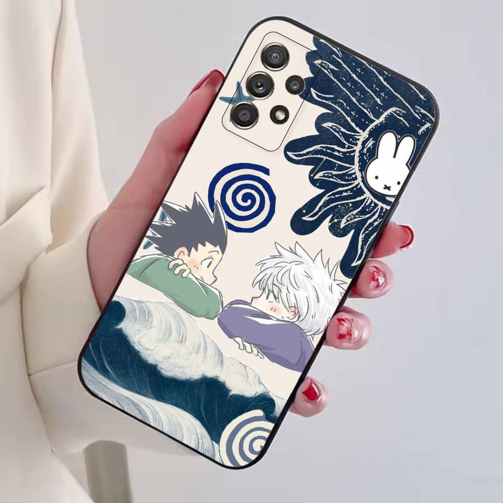 H-Hunter X Hunter Anime Handyhülle Für Samsung S25,S24,S21,S22,S23,S30,Ultra,S20,Plus,Fe,Weiche Silikon Schwarze Hülle