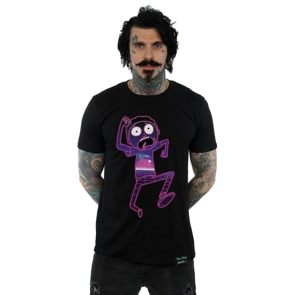 Rick And Morty Multiverse Run Pamuklu Erkek Tişört