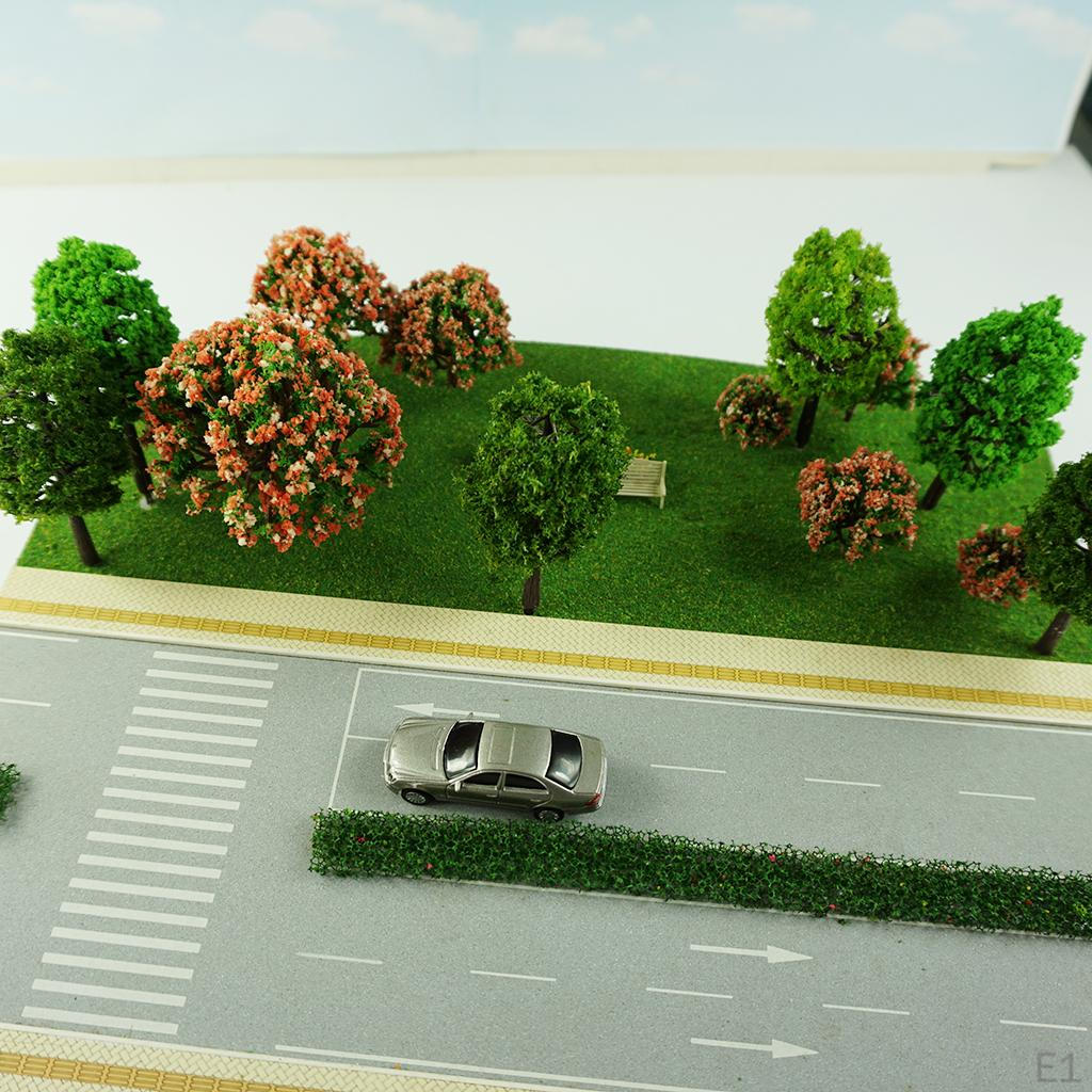 70 Pieces 9cm Trees Layout Train Railway Diorama Wargame Landscape Scenery OO Z TT Multi Scale
