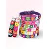 1pc Colorful Flower Decor Pet Collar, Lovely Dog Collar