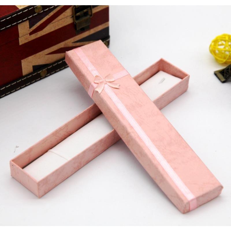 Gift Box Paperboard Box Long Box Necklace Box Jewelry Box