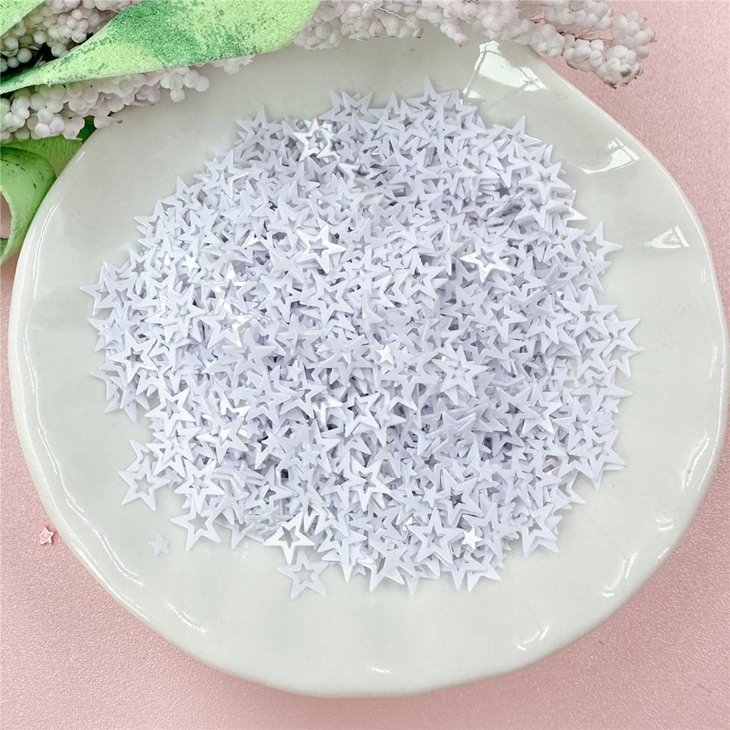 Schmuckzubehör Dekor Perlen Pailletten 5,2 mm Mode Stereo PVC Patch Hohl Kleine Sterne Magische Farbe 1000 Stücke Zubehör