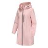 BRIGHT DEER Women’s Waterproof Trench Coat Hooded Windcheater Long Sleeves Zip Up Casual Wear for Autumn Winter Outdoor Sports