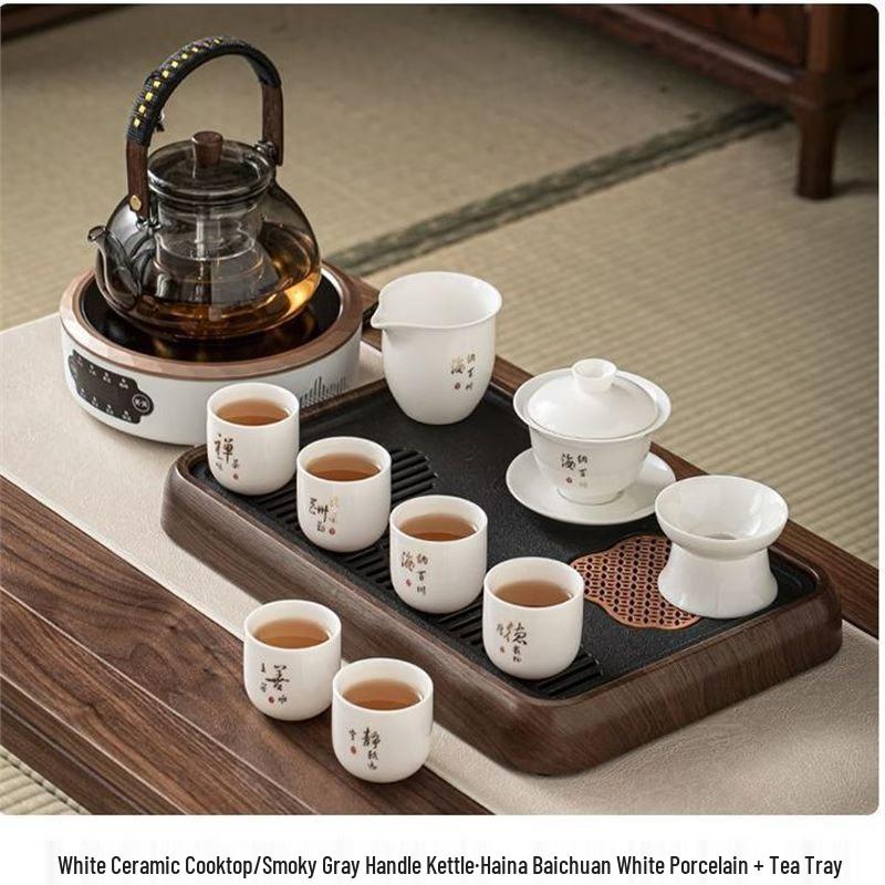 Chaxun Electric Ceramic Tea Stove with Glass Pot Set