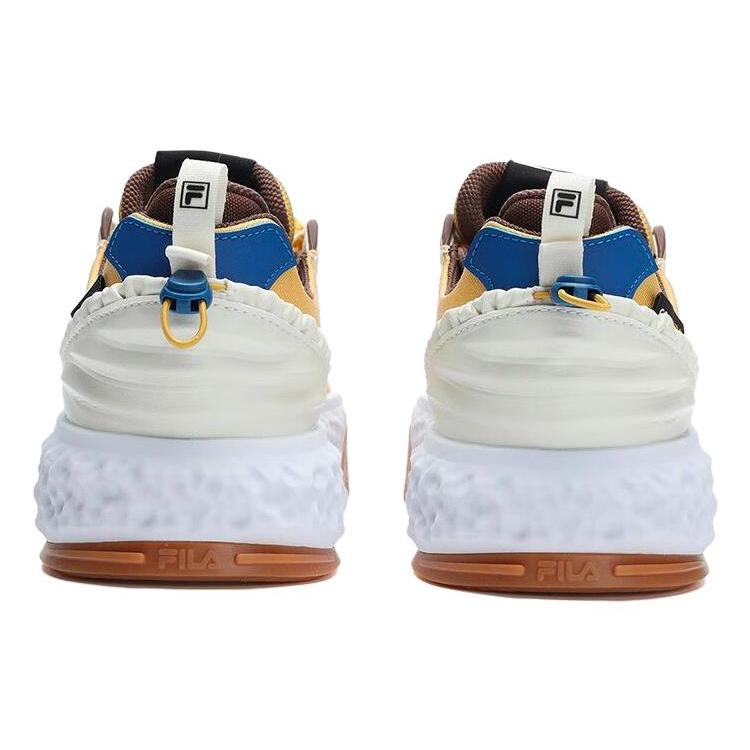 FILA Court Deluxe Low 'White Brown Yellow' Women's F12W323201FYA