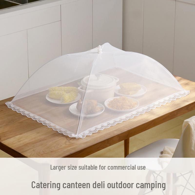 Große Faltbare Speiseabdeckung: Fliegenschutz, Ideal für Küche & Außenbereich