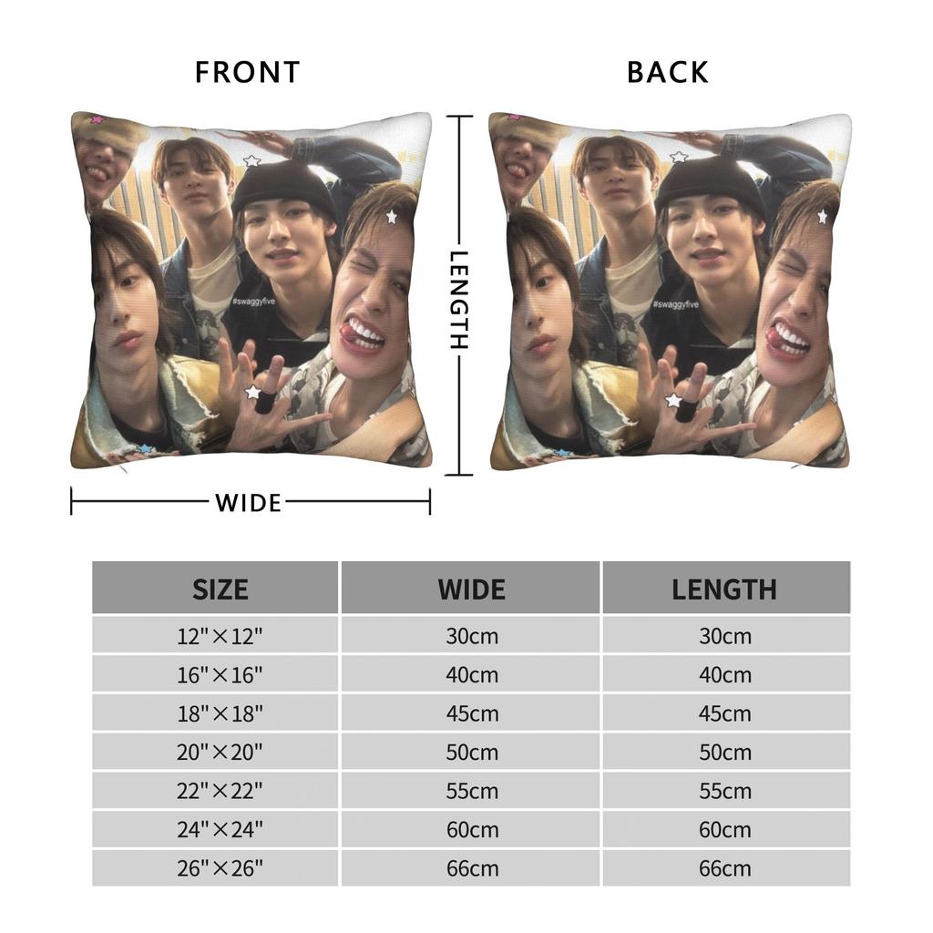 Cortis kpop k-pop gruppo di ragazzi idolo Federe Copricuscino Stampato Decorazione Federa Casa Diverse Misure