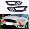 Powerful Car DRL Daytime Running Lights Led Turning Signal Lamps 12V Fog Lamps For Ford Focus 3 2015 2016 2017