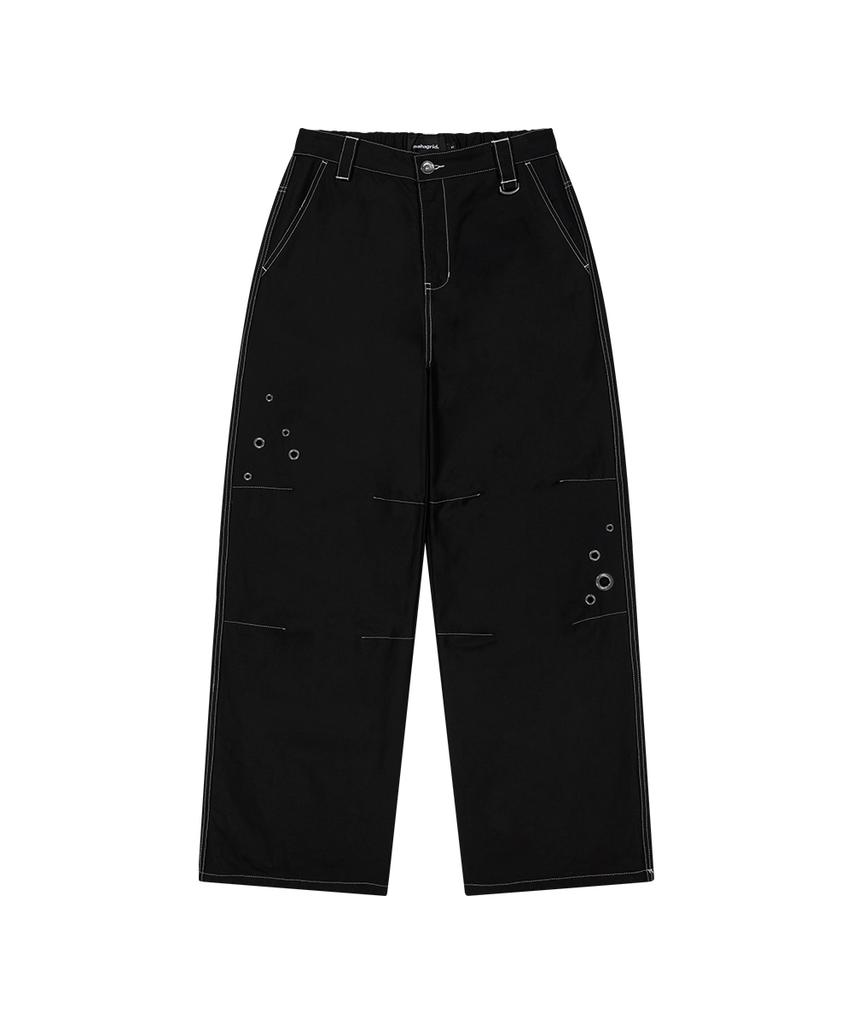 MAHAGRID Eyelet Wide Pants Black(Mg2Gsmpa12A)