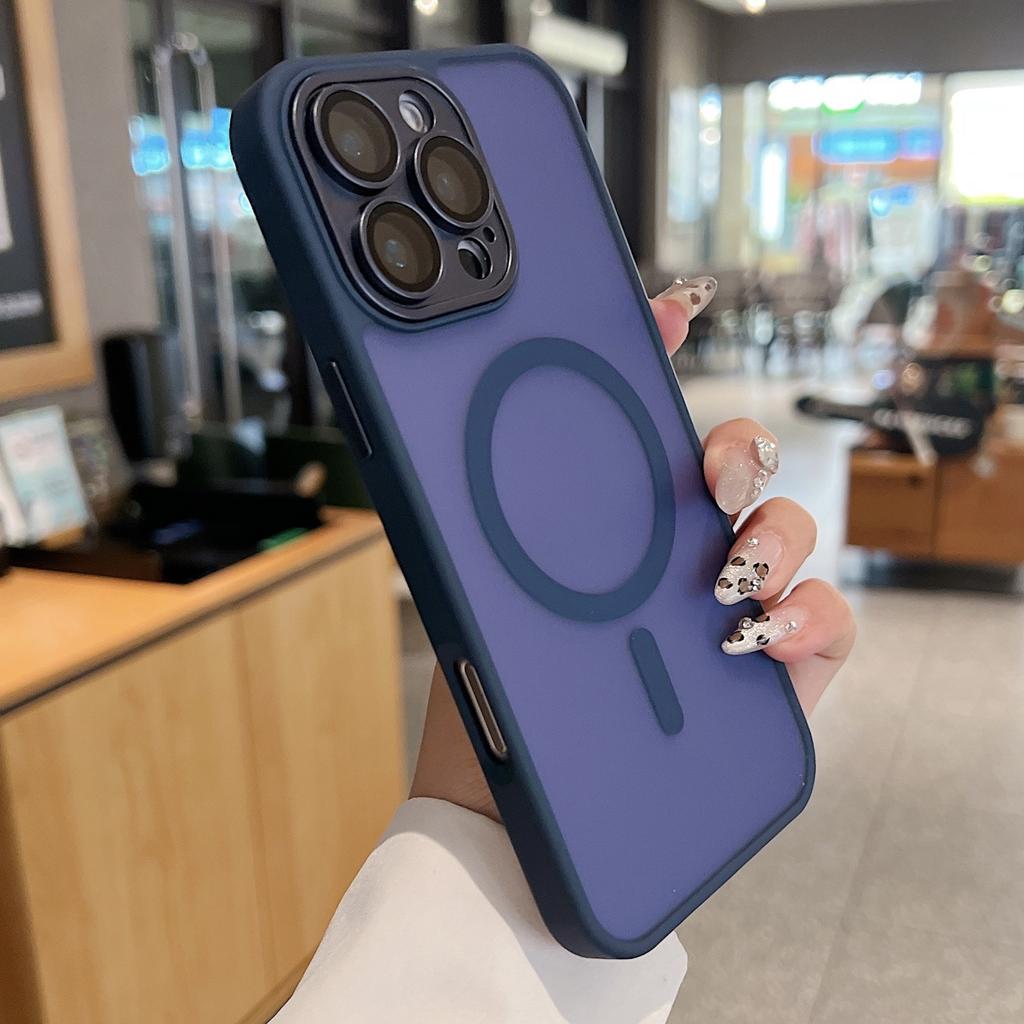 Magnetic Luxury Matte Translunt Armor Shockproof Case For iPhone 16 16e 15 14 Plus 12 13 11 Pro Max Wireless Charge Cover