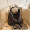 2025 Winter Tweed Shoulder Bag: Woolen Plaid Tote