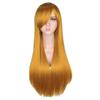 Female Colourful Cosplay Wig Heat Resistant Fiber Anime Party Wigs Long Straight Synthetic Wigs