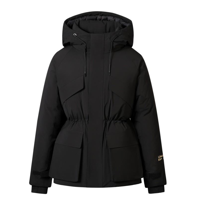 Winter Graphene-Infused Hooded Down Jacket Men Women Warm Windproof Outdoor Coat 150-200g Fill 50% Duck