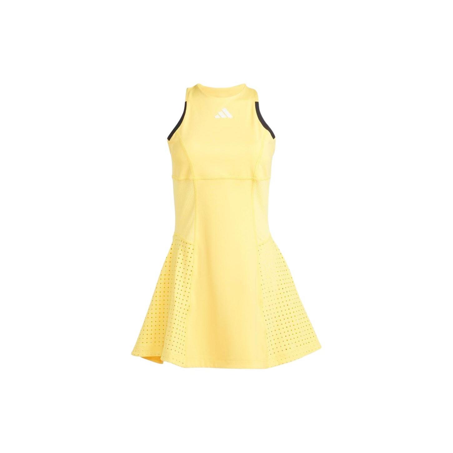 (WMNS) adidas Tennis HEAT.RDY Pro Y-Dress Asia Sizing Yellow Women s IM8175 XL