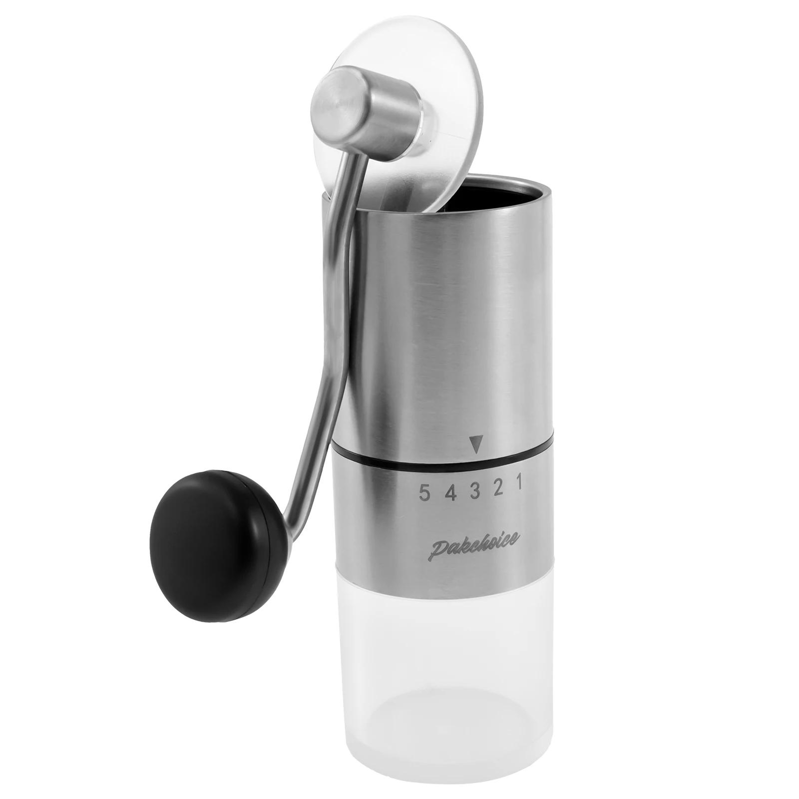 

Manual Coffee Grinder Stainless Steel Hand Coffee Mill Hand Cranked Grinder Coarseness Adjustable Household Coffee Crusher