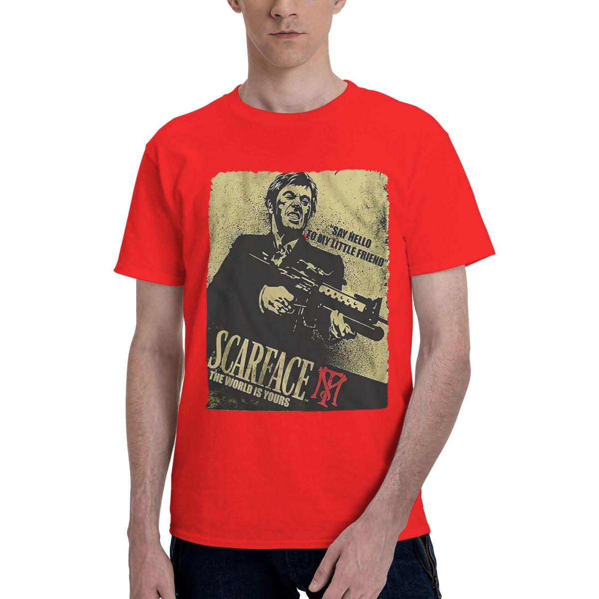 

Scarface Action Black 100 Cotton Casual Breathable Confortable Shirt Football Shirts 2025 Funny Gifts S