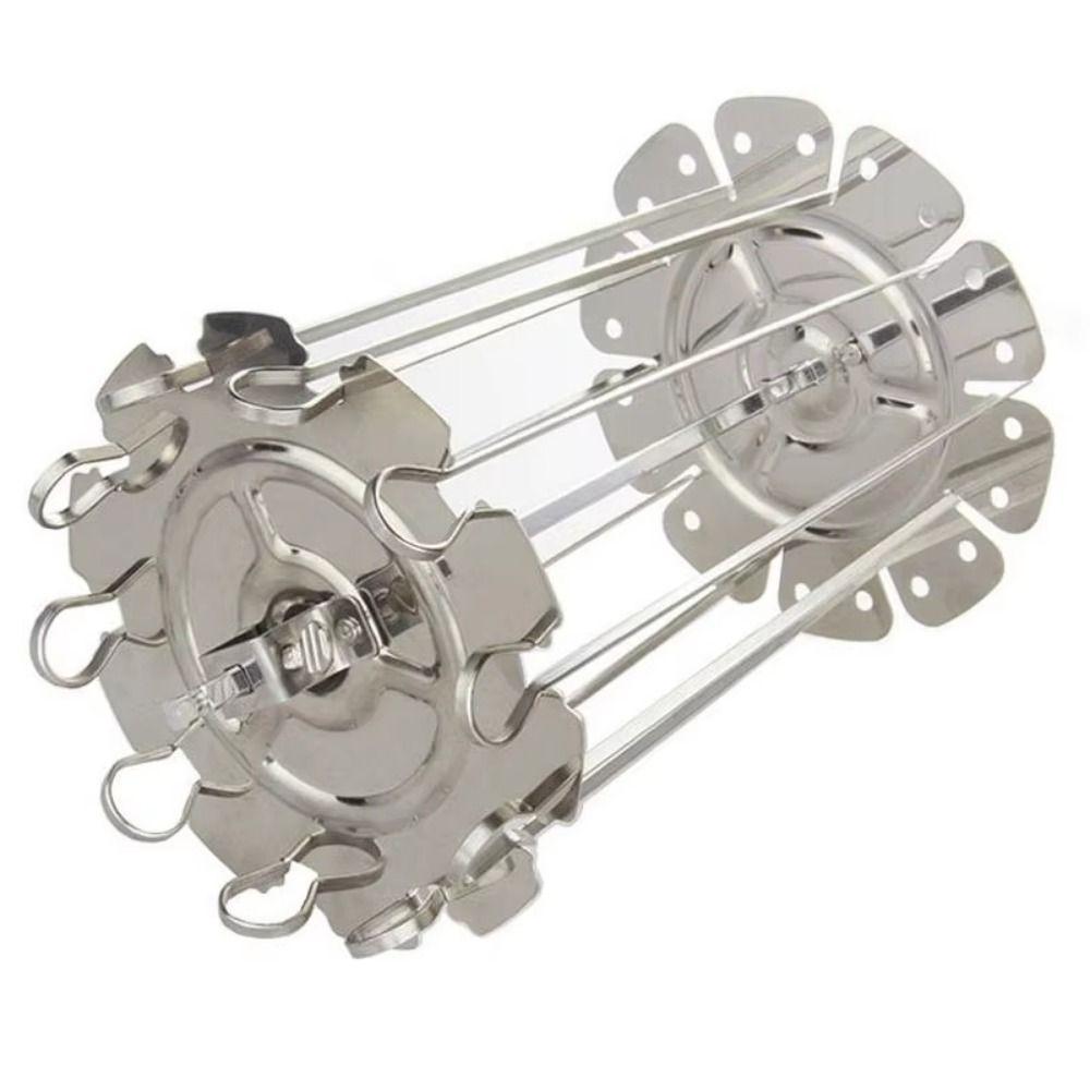 Detachable Design Rotating Barbecue Grill Heat-Resistant BBQ Rotating Cage Air Fryer Accessories