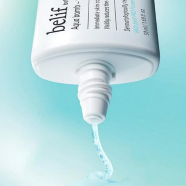Belif Aqua Bomb Frozen Cream 50ml | Cooling Capsule Gel Cream | Instant Cooling & Depuffing Moisturizer