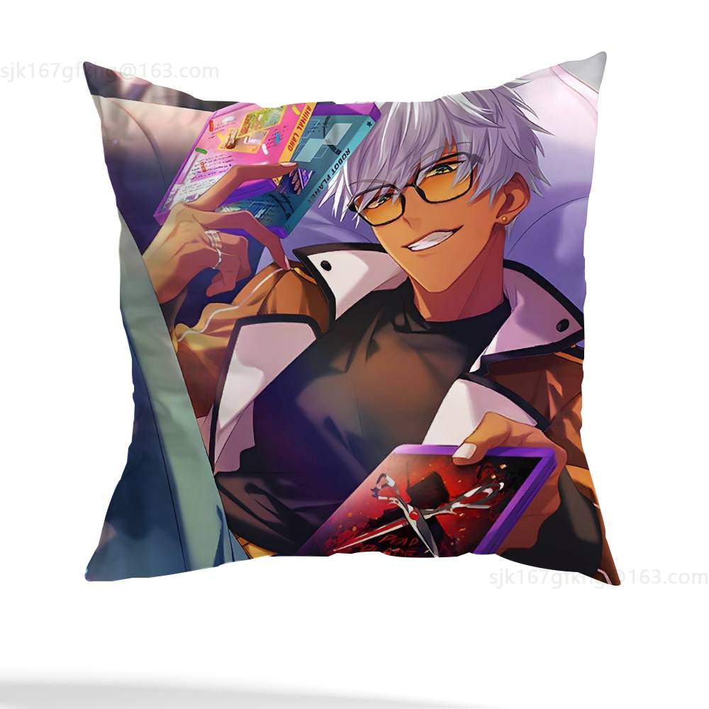 Game O-Obey Me Pillow Case Sofa Living Room Bedroom Headboard Backrest Cushion Square Cushion Nap Time