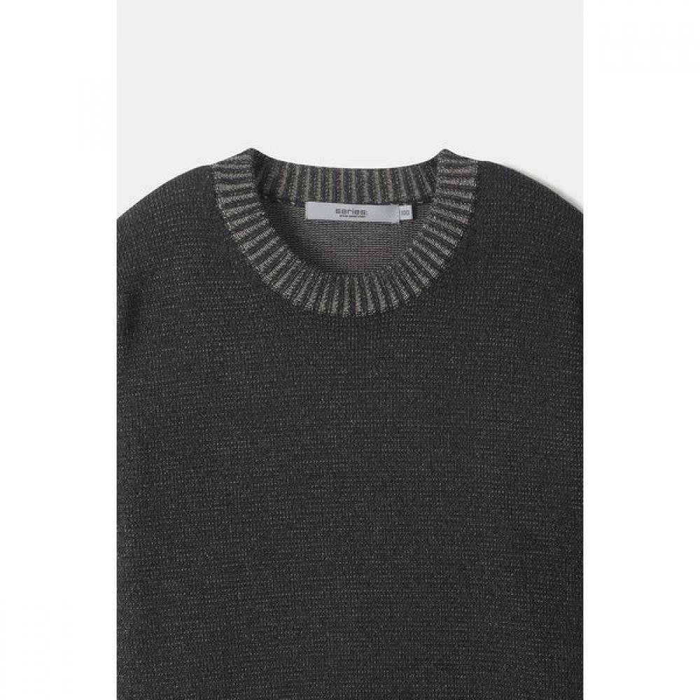 SERIES Mid Season Double Excellent Round Sweater Sawaw25001chx