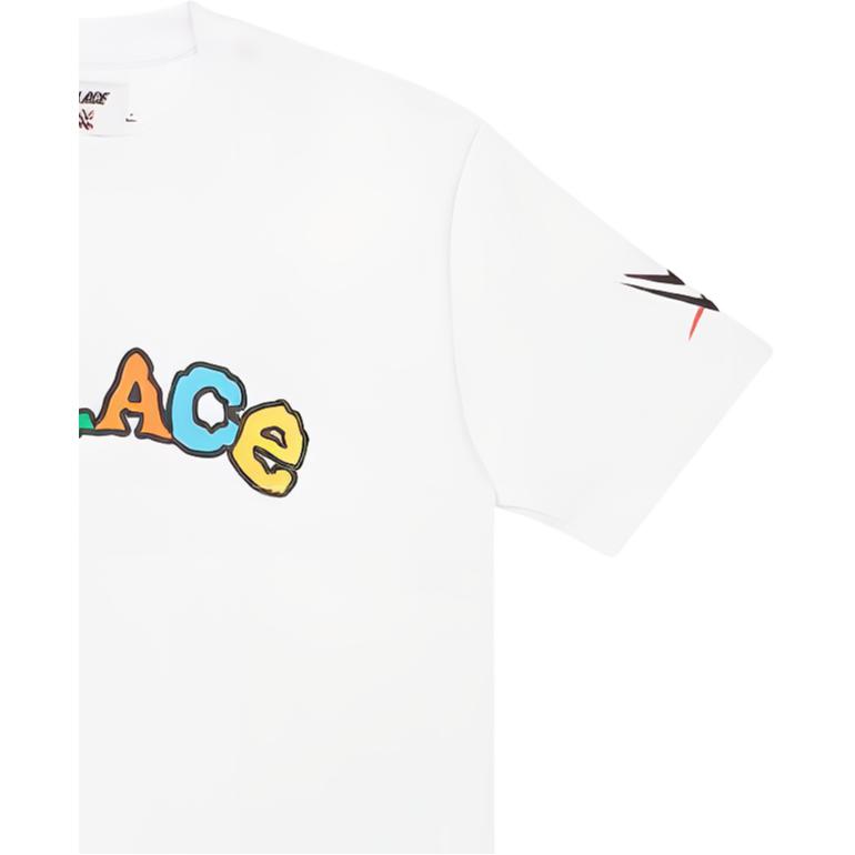 Palace Camiseta unisex blanca de la WWE Nice Day P22TS460