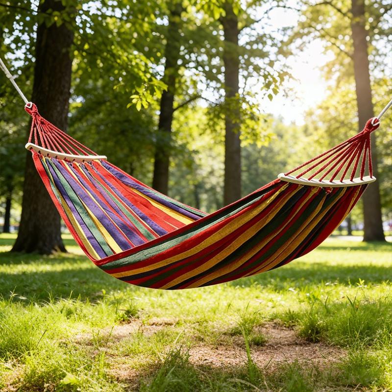 1Pc Outdoor Canvas Hammock Adult Anti-rollover Thickened Swing Hot Sale Home Yard Camping Portable Hammock