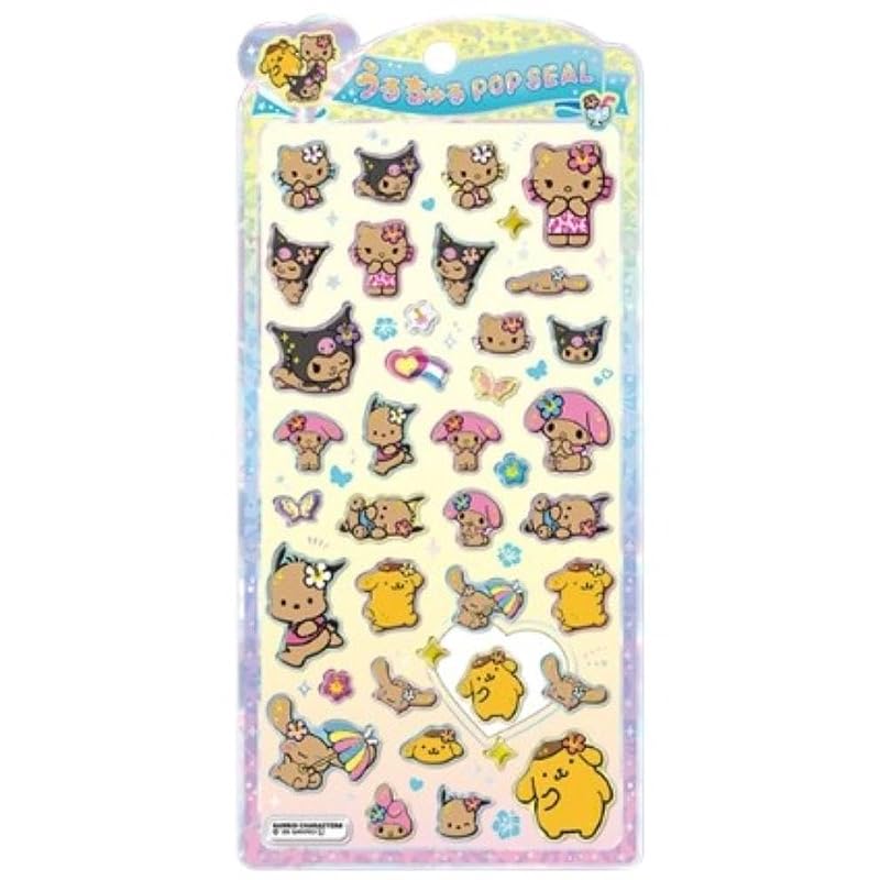 Crux Ultra-Smooth Stickers Sanrio Characters/Vacation 139148
