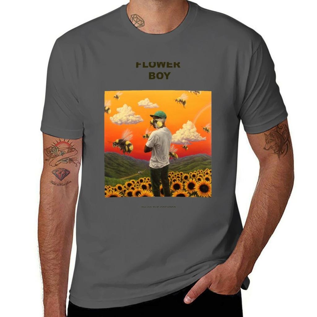 Flowerboy Tshirt Unisex T Shirts Graphic T Shirts For Unisex Slim Fit Tshirt
