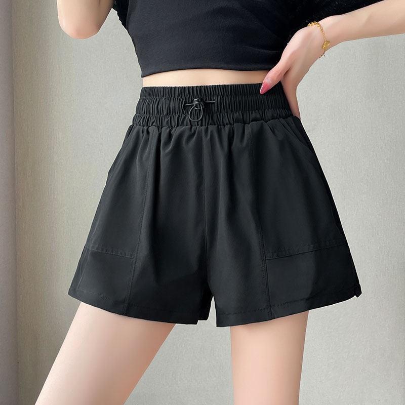 Womens Running Set Quick Dry Loose Short Sleeve Yoga Top Shorts Gym Workout Outfit