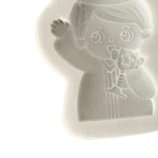 Fondantform, Studentenmuster, DIY, Silikon, Abschlussfeier, Süßigkeitenform für Party